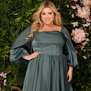 Visible Corsetry Bodice on Dress