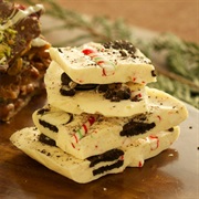Candy Cane Oreo Bark