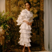 Non-Tulle Tiered Ruffles Over Whole Dress