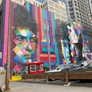 Bob Dylan Mural, Minneapolis