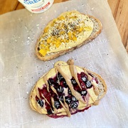 Multigrain Sourdough Bread With Yogurt and Hot Honey BBQ Sauce