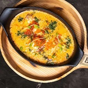 Baked Sturgeon in Creamy Caviar Sauce