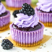 Blackberry Lavender Cheesecake