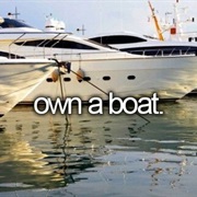 Own a Boat