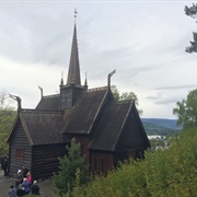 Garmo Stave Church, Maihaugen, Lillehammer, Norway