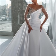 "Floating Crystals" Style of Illusion Bodice