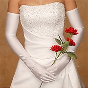 Opera Gloves With Wedding Dress