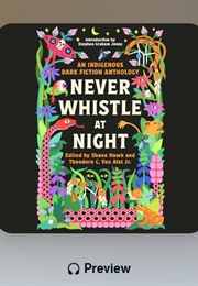 Never Whistle at Night: An Indigenous Dark Fiction Anthology (Edited by Hawk & Van Alst Jr - Various Narrators)
