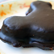 Mickey-Shaped Brownie