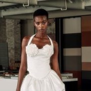 Flower Ruffle Cups on Bodice