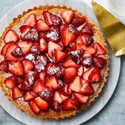 Almond Strawberry Tart