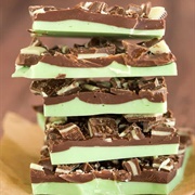 Grasshopper Mint Chocolate Bark