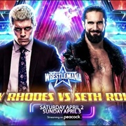 Cody Rhodes vs. Seth Rollins - Wrestlemania 38