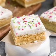 Frosted Sugar Cookie Bar