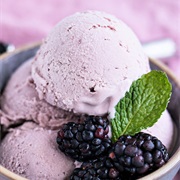 Blackberry Vanilla Ice Cream