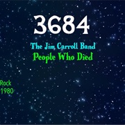 #8326 People Who Died by the Jim Carroll Band
