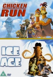 Chicken Run/Ice Age DVD (2000)