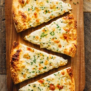 Pizza With Eggnog Alfredo Sauce