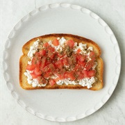 120-Grain Bread With Cottage Cheese and Hickory Bourbon BBQ Sauce