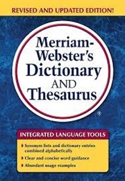 Merriam-Webster's Dictionary and Thesaurus (Multiple)