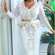 Design Down Middle of Dress, Top to Bottom