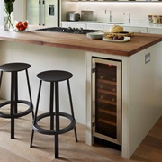 Wine Fridge in Kitchen