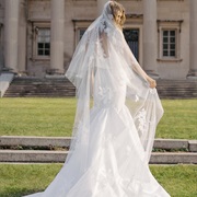 All-Over Flower Decor on Veil