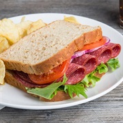 Lebanon Bologna Sandwich