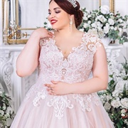 Appliques on Bodice of Dress