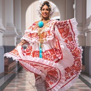 Pollera Wedding Dress