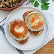 English Muffin With Goat Cheese Spread