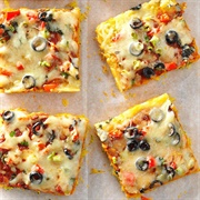 Cornbread Crust Pizza