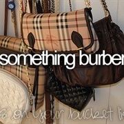 Own Something Burberry