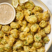 Oven-Fried Okra
