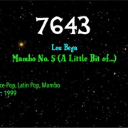 #9301 Mambo No. 5 (A Little Bit Of) by Lou Bega