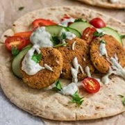 Eggplant, Chickpea, Sundried Tomato, and Sesame Patties