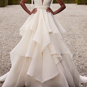 Tiered Ruffle Skirt, Longer Ruffles in Middle