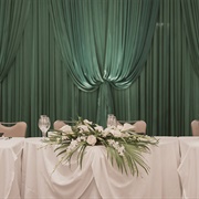 Colorful Backdrop Draping, Wedding Reception