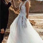 See-Through Wedding Dress