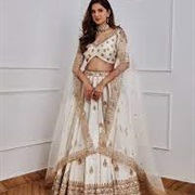 Bra-Shaped Crop Top for Bride