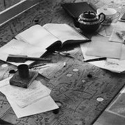The Desk Where the Little Prince Was Written (André Kertész)