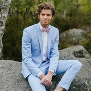 Pastel Blue Suit