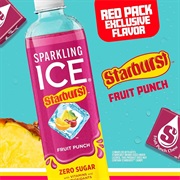 Sparkling Ice Starburst Fruit Punch Sparkling Water