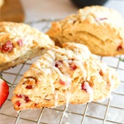 Strawberry Orange Scone