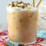 Iced Pistachio Vanilla Latte
