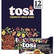 Tosi Peanut Dark Chocolate Crunchy Meal Bar