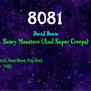 #9426 Scary Monsters (And Super Creeps) by David Bowie