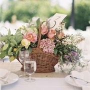 Flower Basket Centerpiece