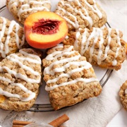 Peach Cobbler Scone