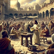 People Gathered Around Jesus